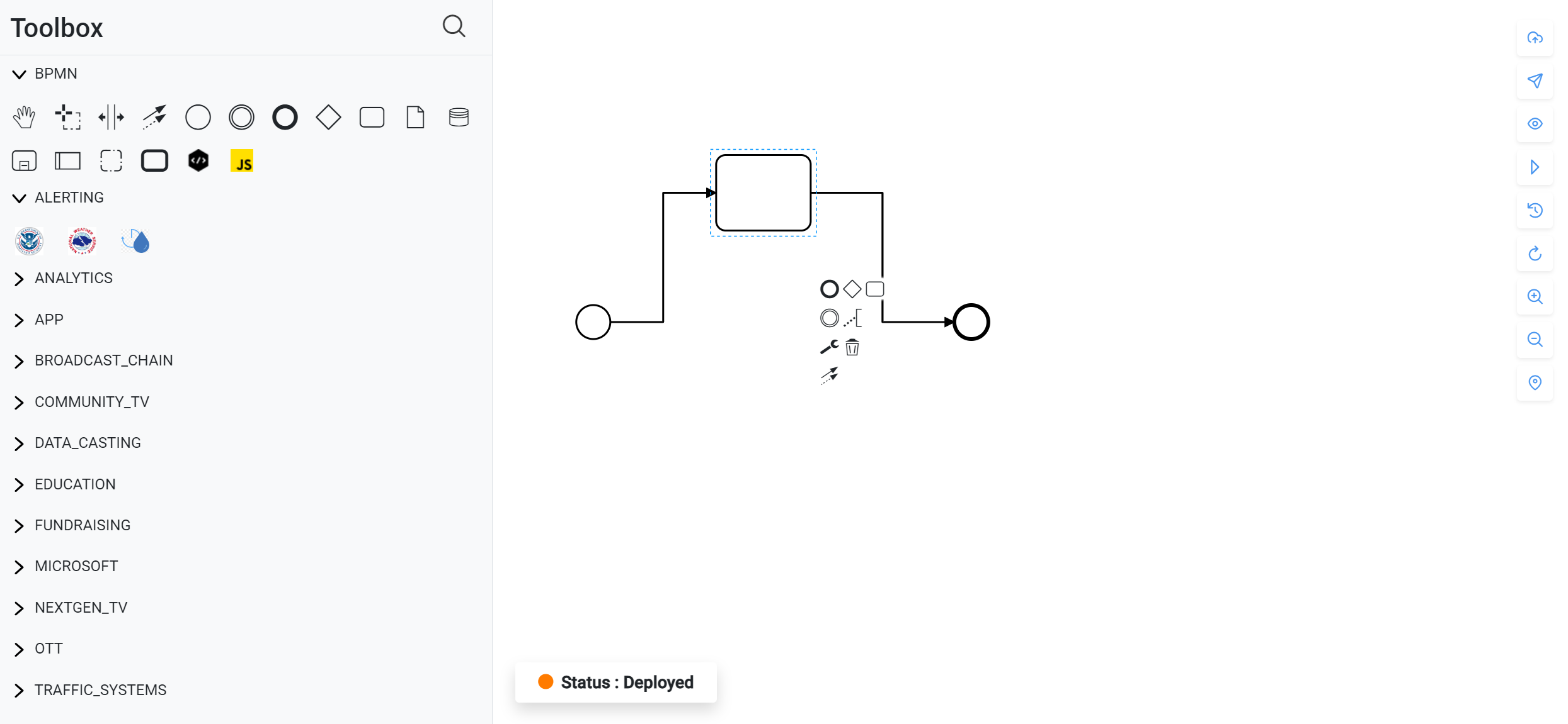 How To Update The Position Of The ContextPad After A Drag And Drop
